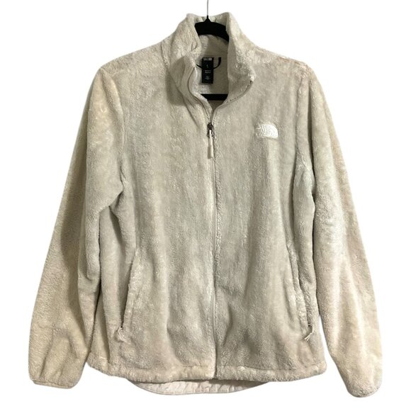 THE NORTH FACE Women Fleece Osito Jacket Off White Cream size Large - Picture 1 of 16